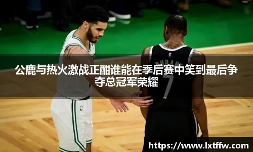 公鹿与热火激战正酣谁能在季后赛中笑到最后争夺总冠军荣耀